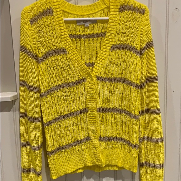 LOFT Sweaters - Loft strip Cardigan LOFT Sweaters - Loft strip Cardigan